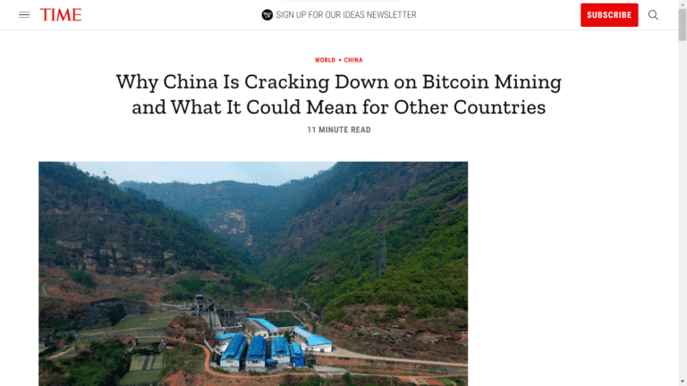 TIME China Bitcoin mining Crackdown BlocksBridge